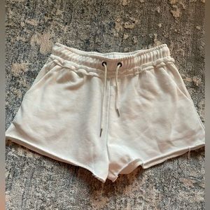 White Sweatshorts
